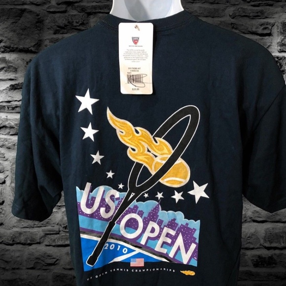 VINTAGE USTA 2010 U.S. OPEN CHAMPIONSHIPS SHIRT - Picture 1 of 7